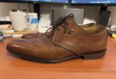 Milano Brown Leather Formal Shoes – EU 43