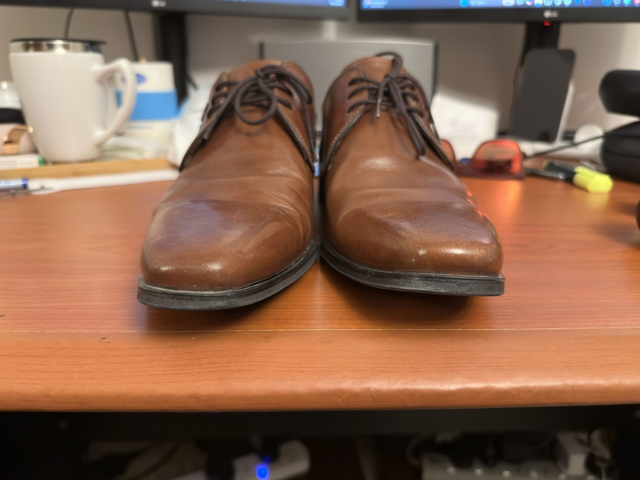 Milano Brown Leather Formal Shoes – EU 43