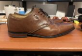 Milano Brown Leather Formal Shoes – EU 43