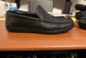 Pavers Black Leather Loafers – US 8 / UK 7