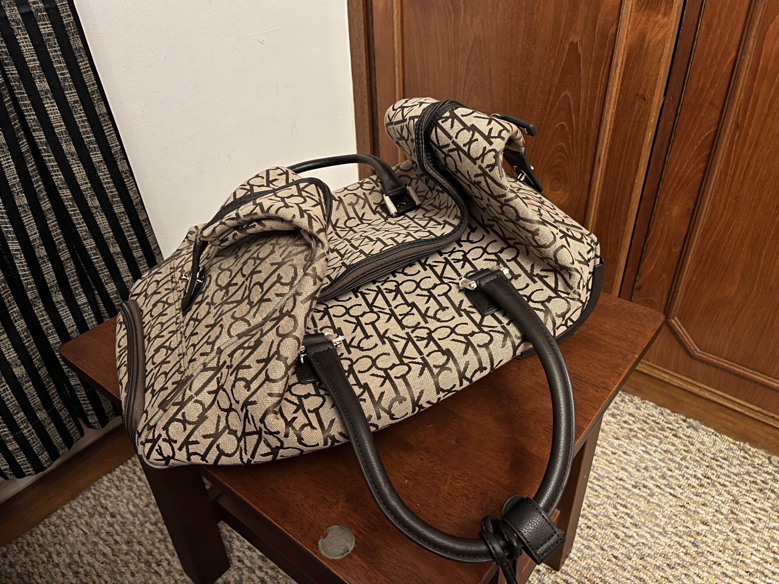 Calvin Klein Rolling Travel Duffel – 19″ Size