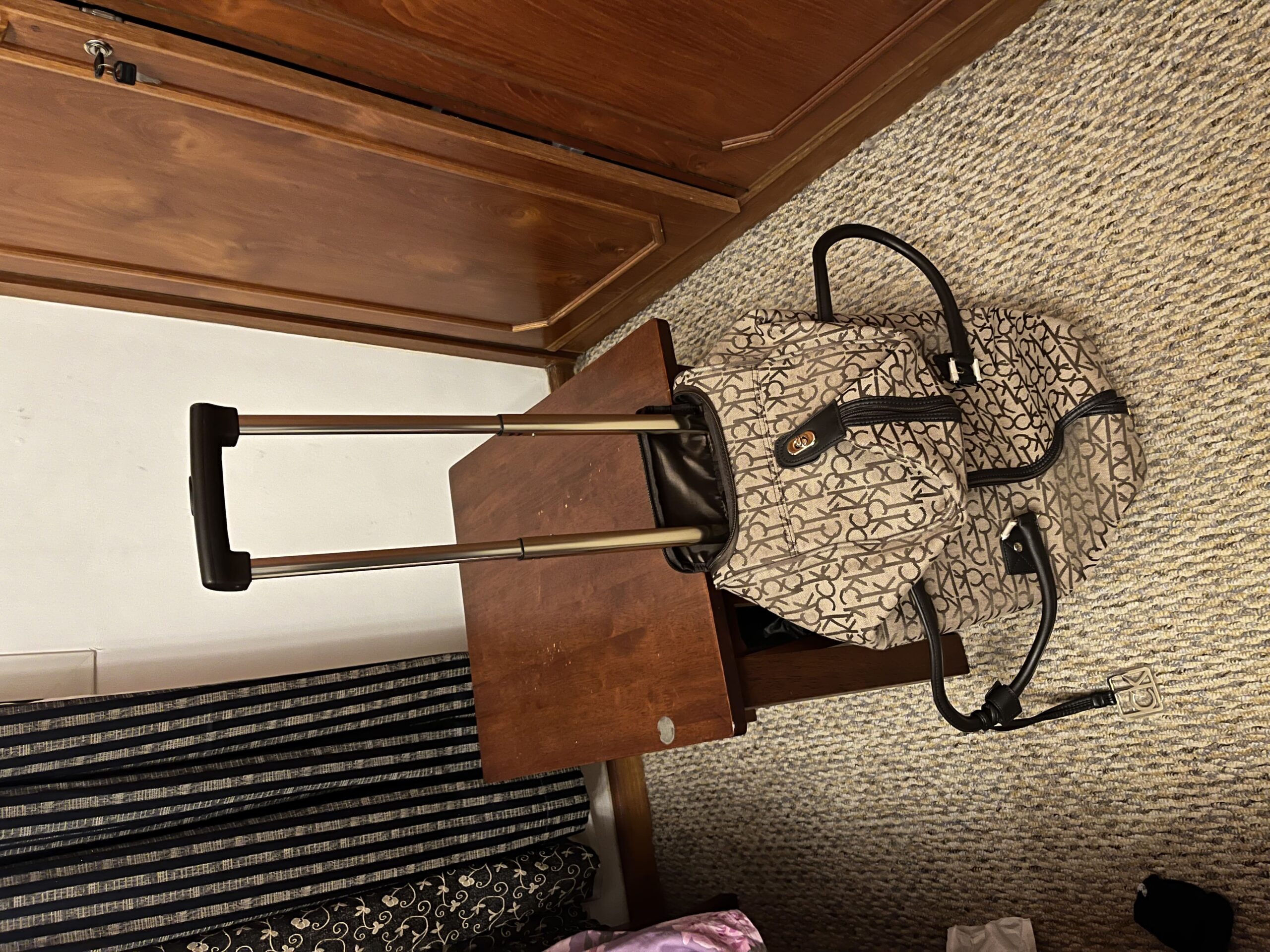 Calvin Klein Rolling Travel Duffel – 19″ Size