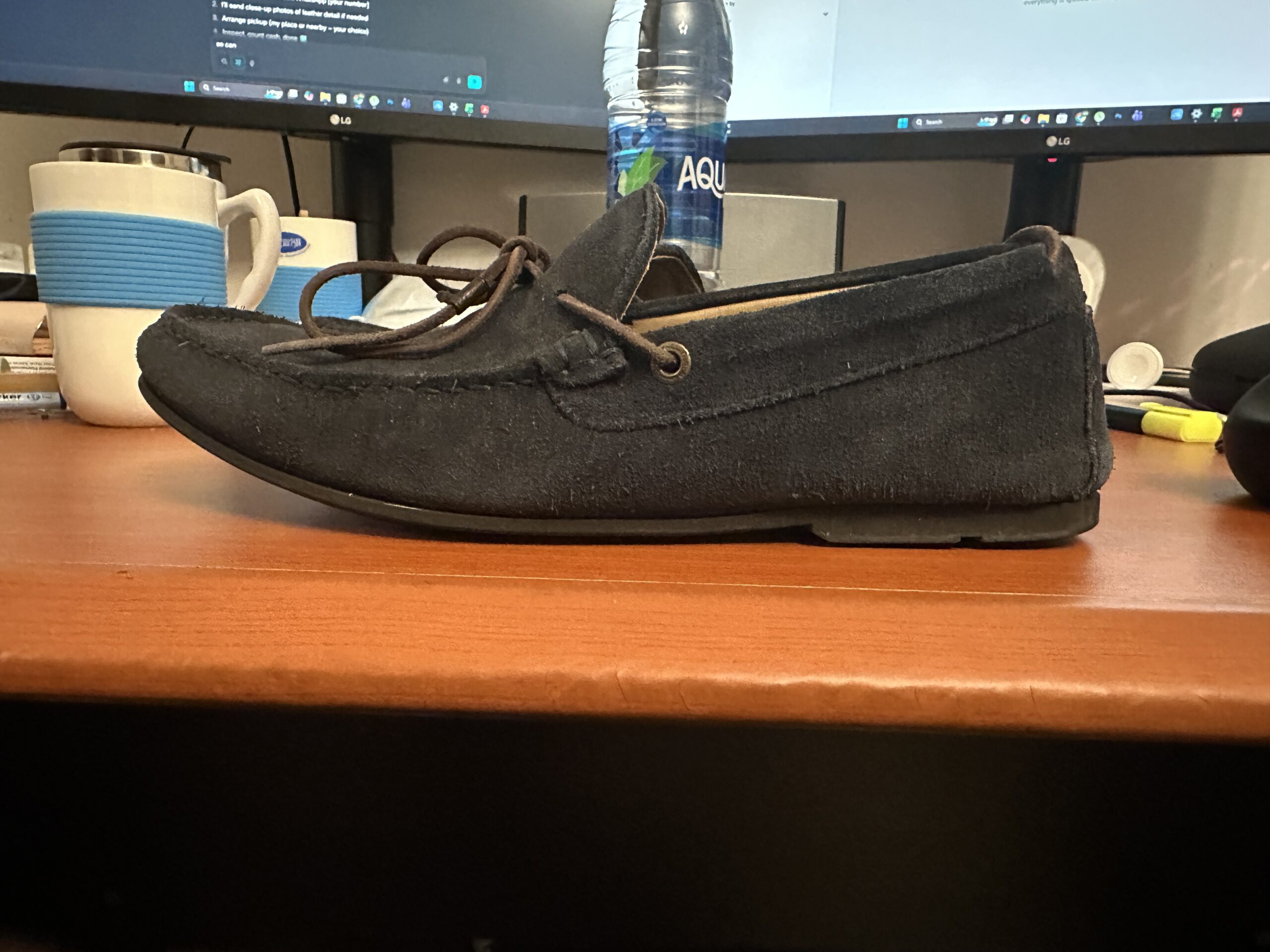 Massimo Dutti Suede Moccasins EU 42-43