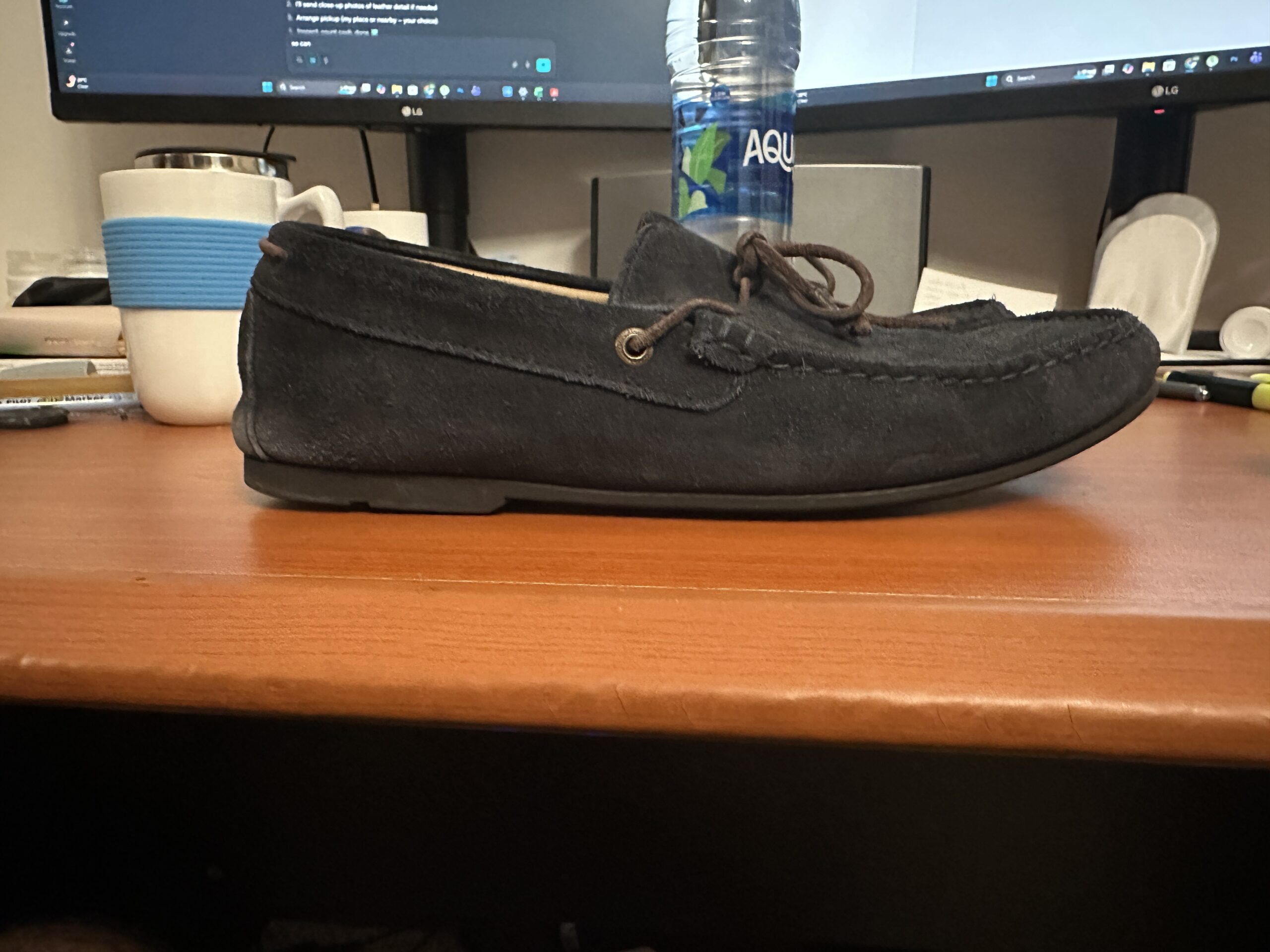 Massimo Dutti Suede Moccasins EU 42-43