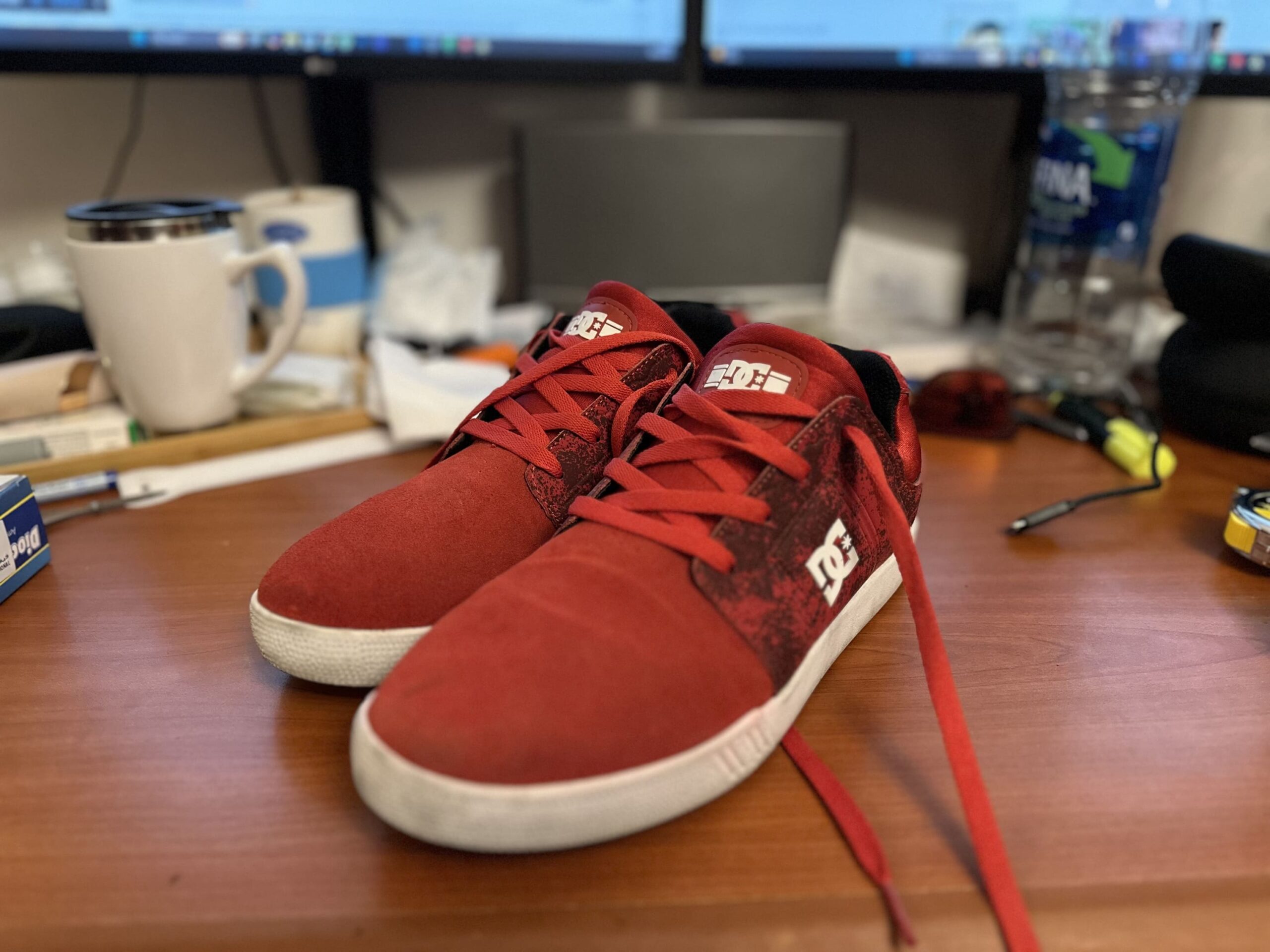 DC Shoes Red Skate Sneakers US10 / EU43 / UK9