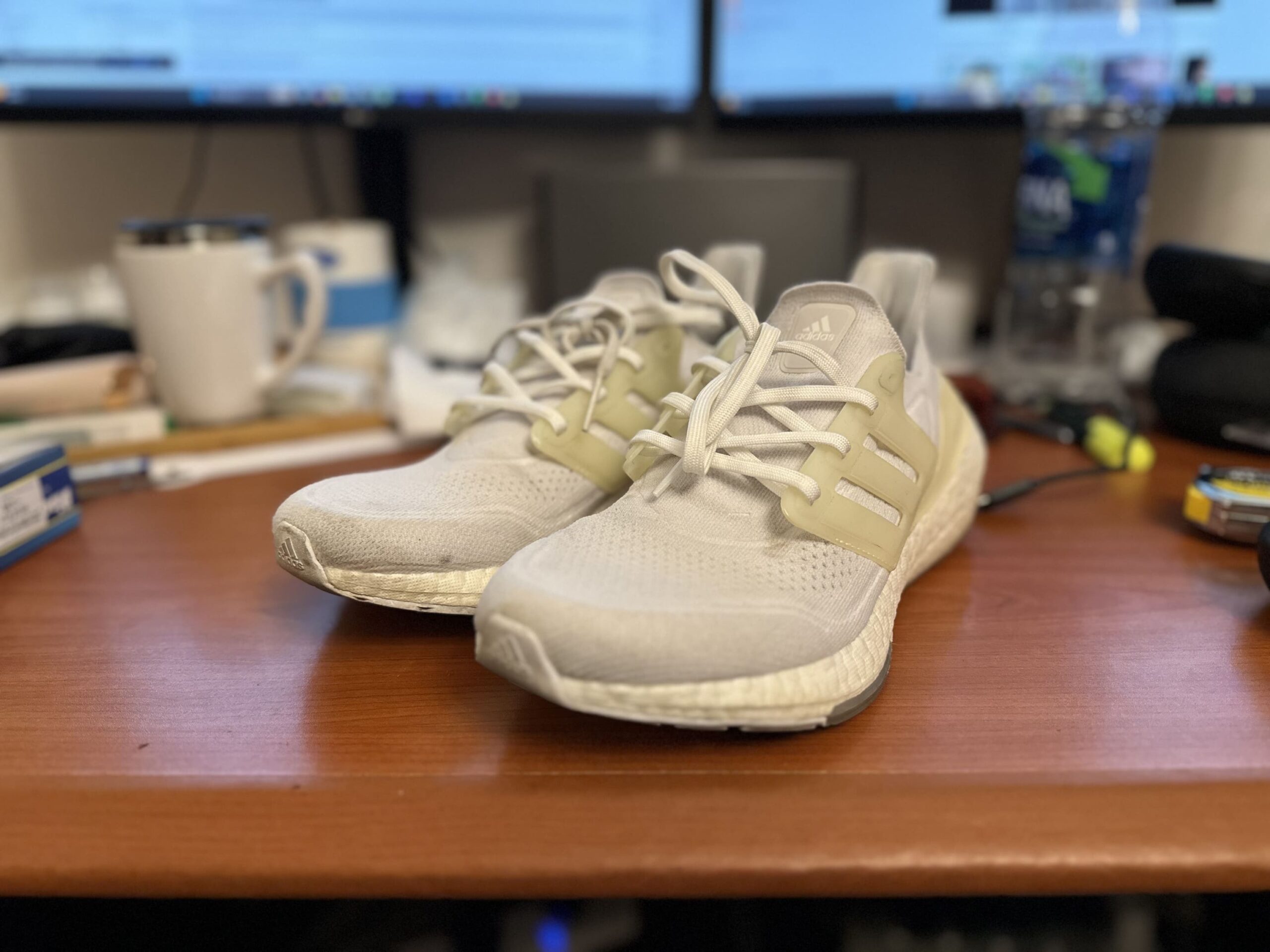 👟 Adidas Ultraboost 21 (White) US 10 / UK 9.5