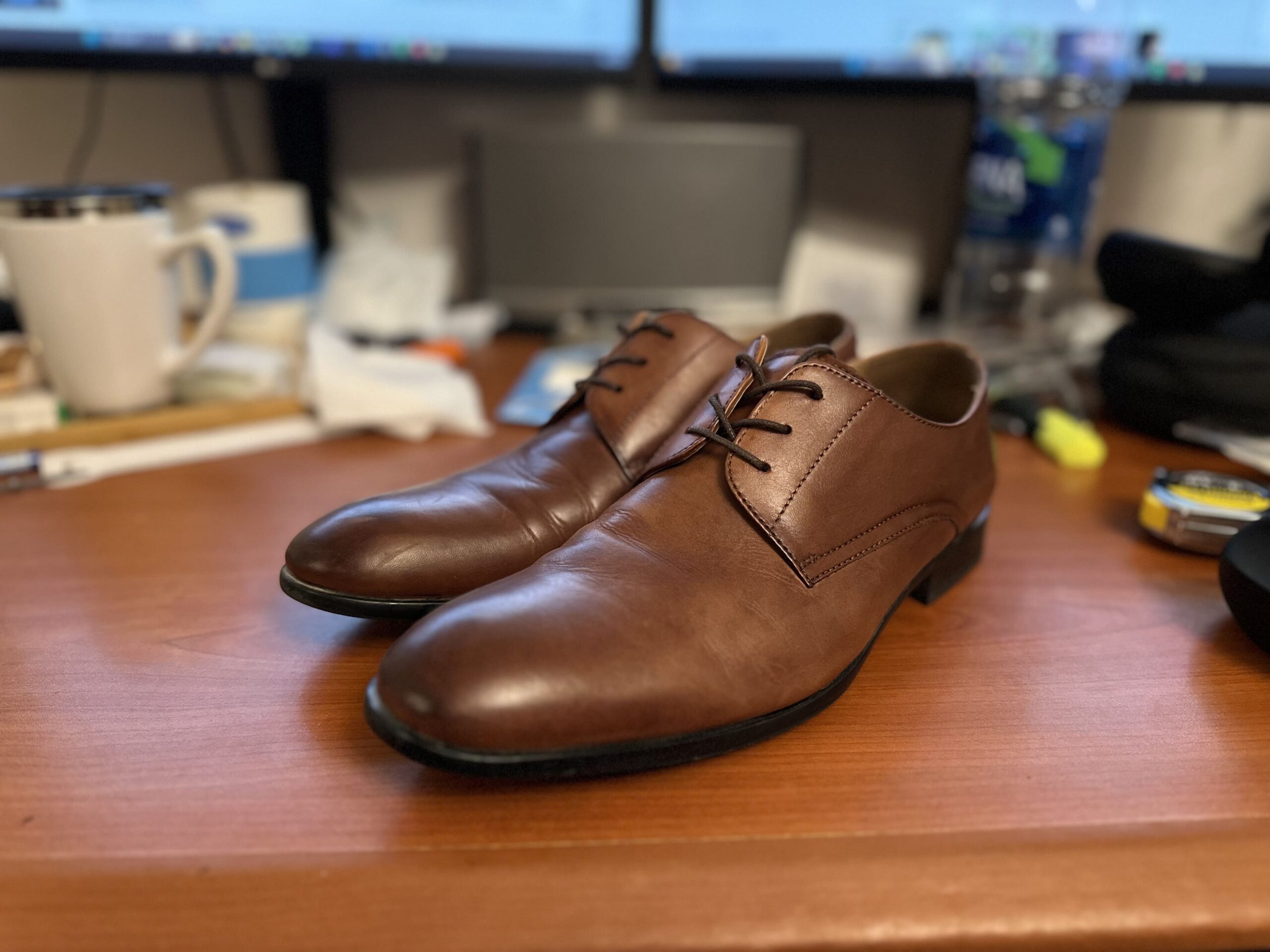 ALDO Brown Leather Dress Shoes EU 43 / US 10