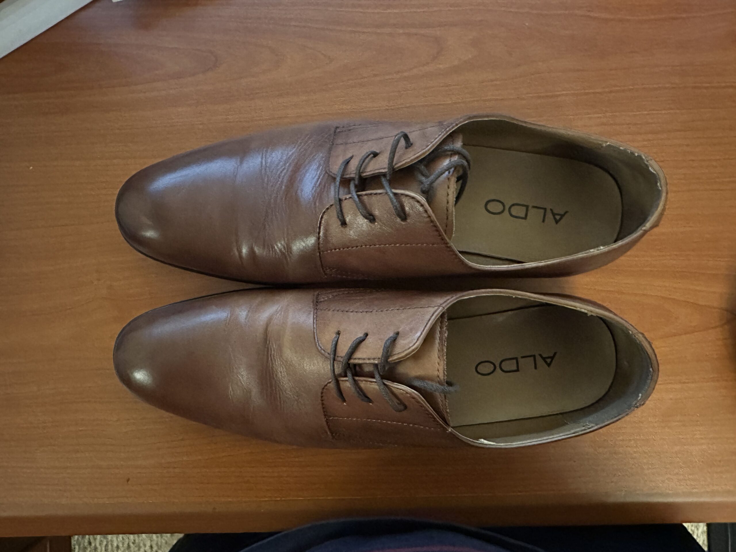 ALDO Brown Leather Dress Shoes EU 43 / US 10