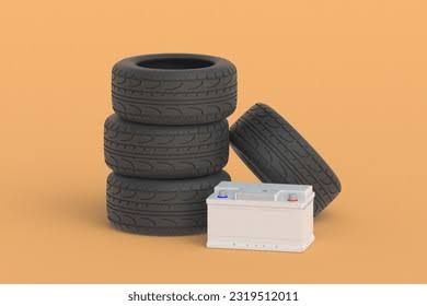 Battery and Tires for Cars