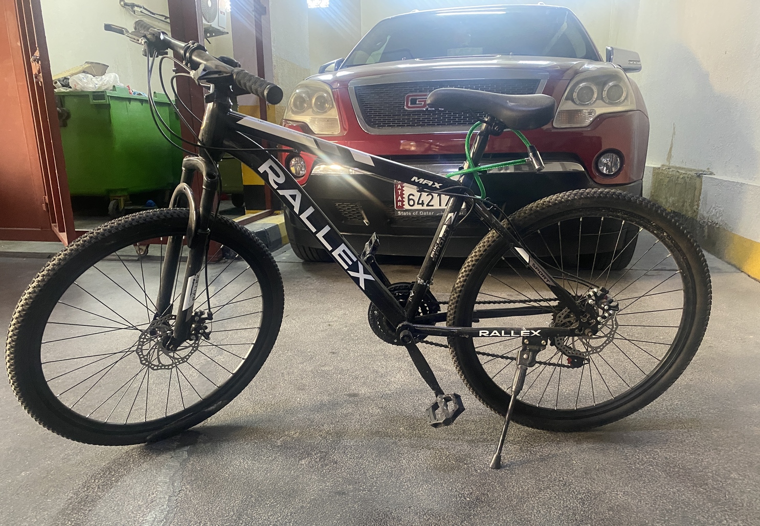 Bicycle for Sale with Helmet and Lock