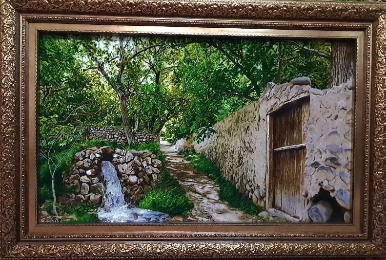 Handwoven Carpet Tableau