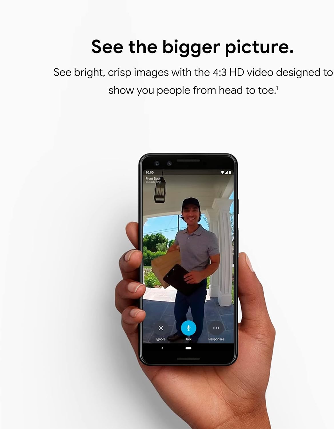 Google Nest Hello Wired Doorbell with HD Video
