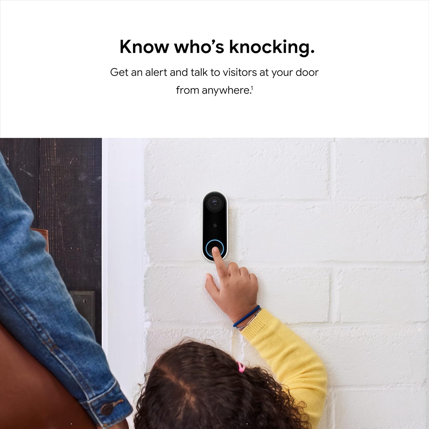 Google Nest Hello Wired Doorbell with HD Video