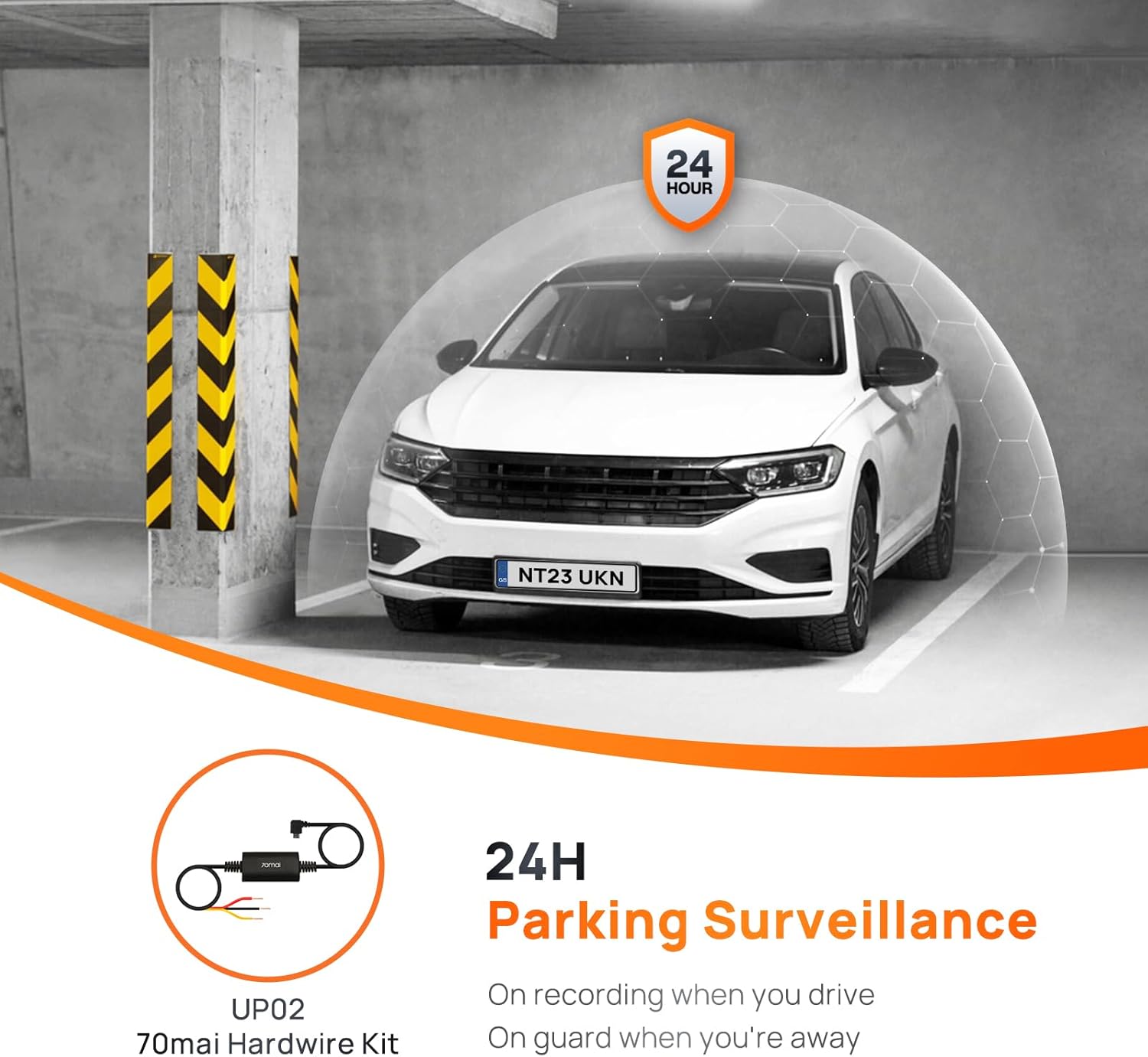 70mai Dash Cam M300 – 1296P HD Car Camera