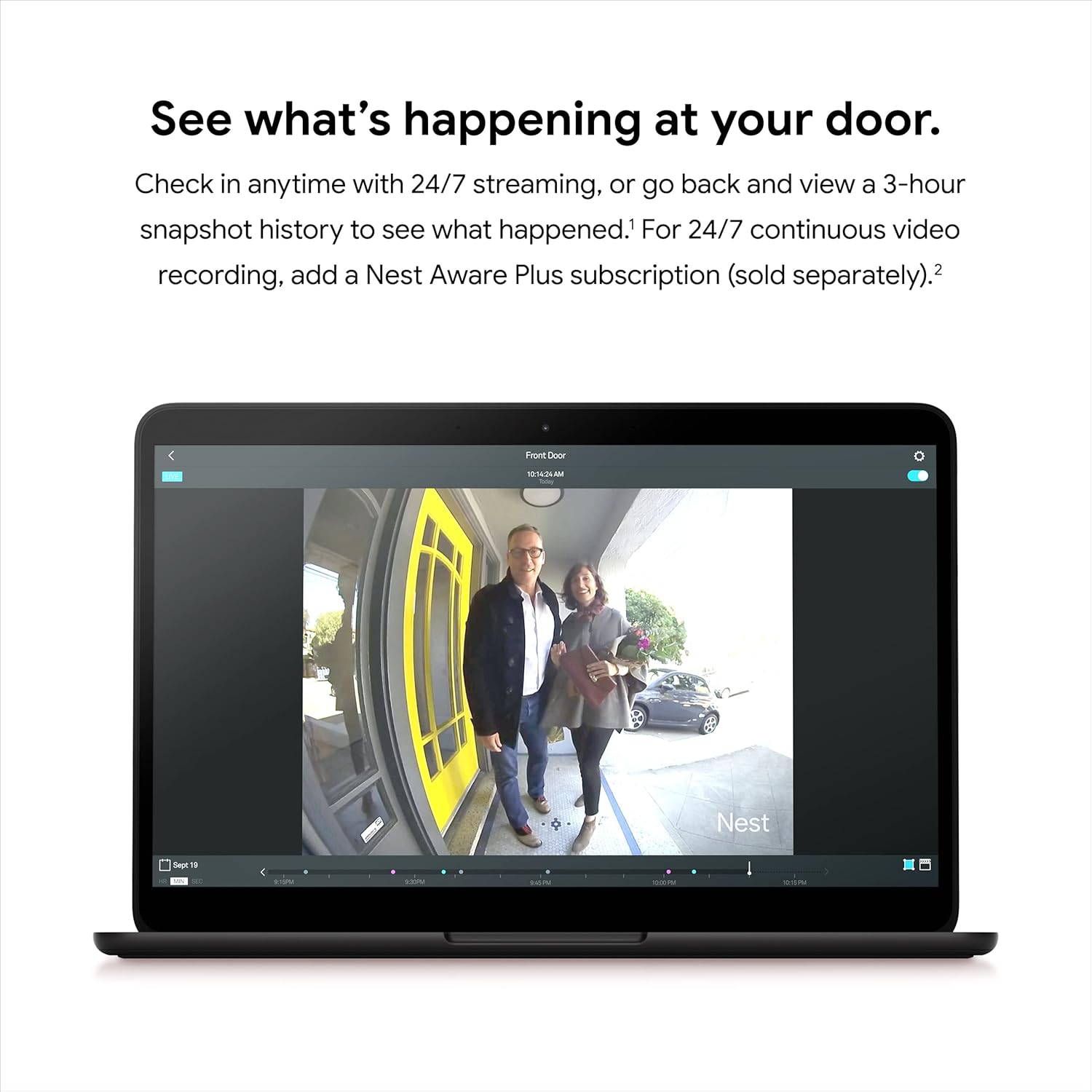 Google Nest Hello Wired Doorbell with HD Video