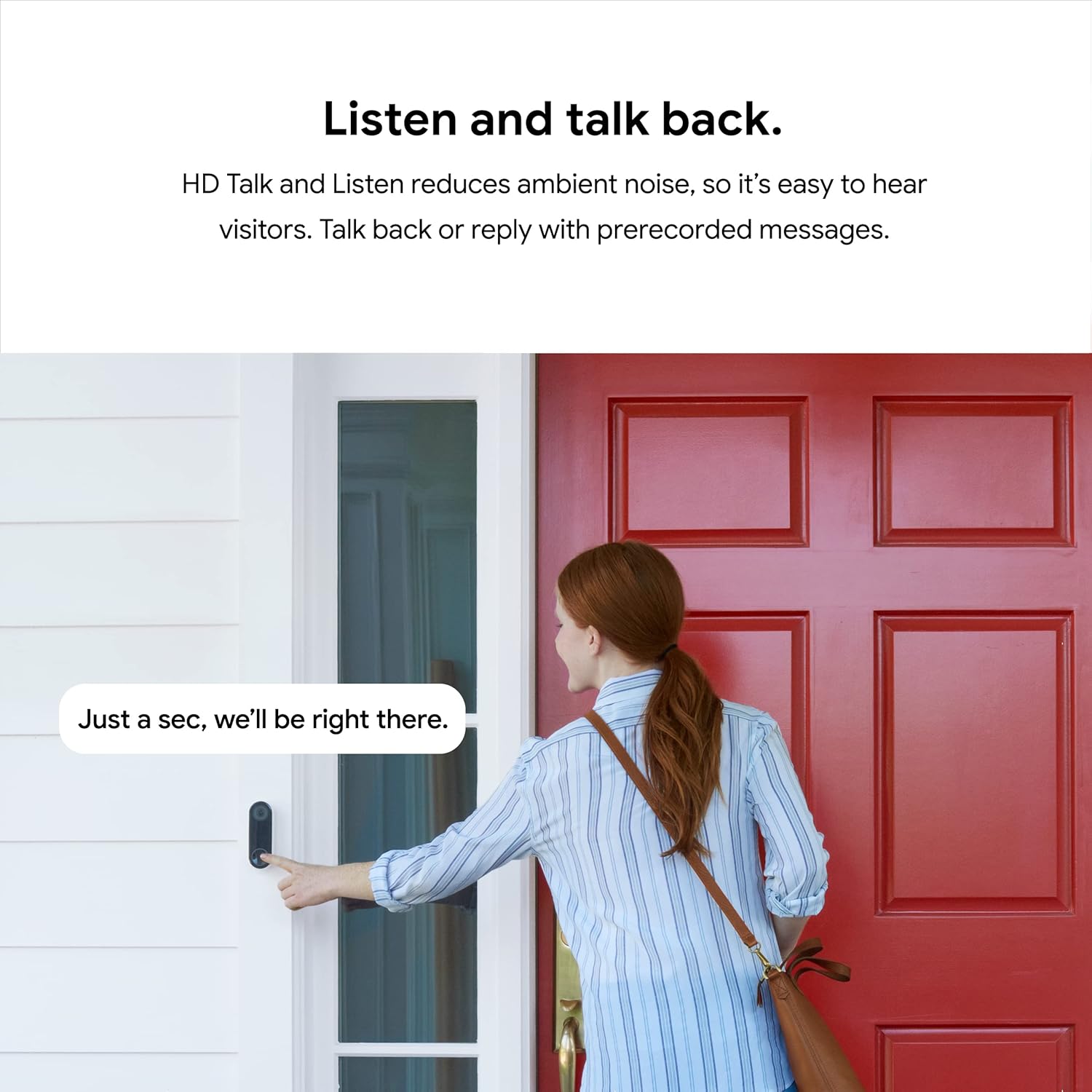 Google Nest Hello Wired Doorbell with HD Video