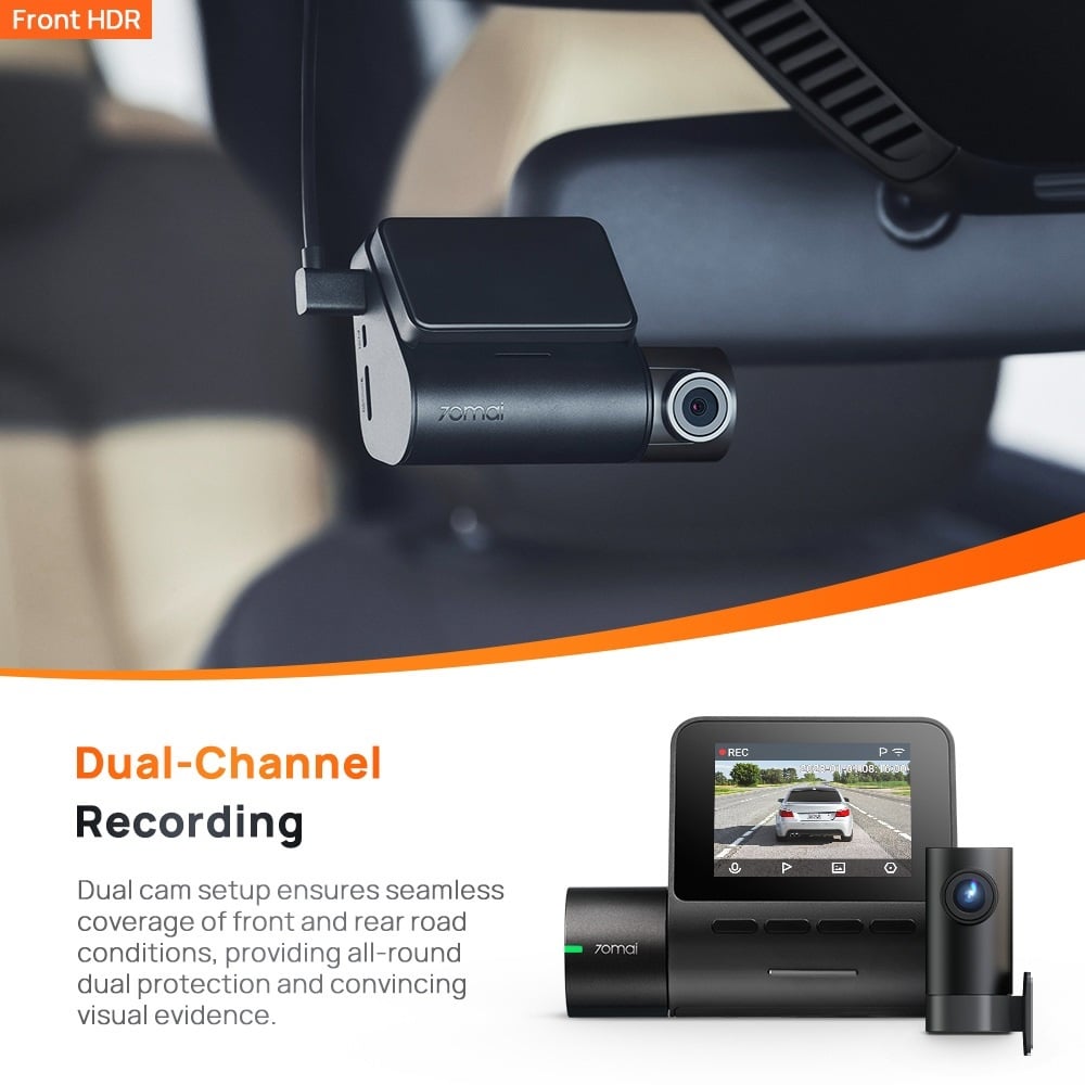 70mai Dash Cam A200 – Advanced Car Camera