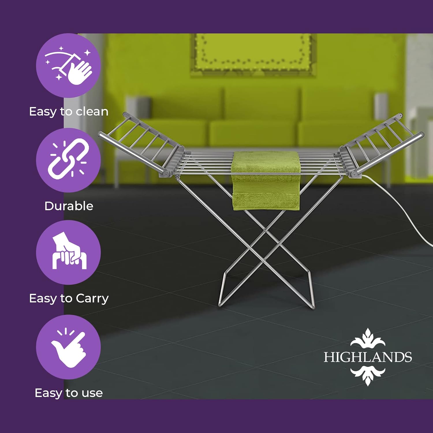 Highland Electrical Heated – Indoor Clothes Dryer