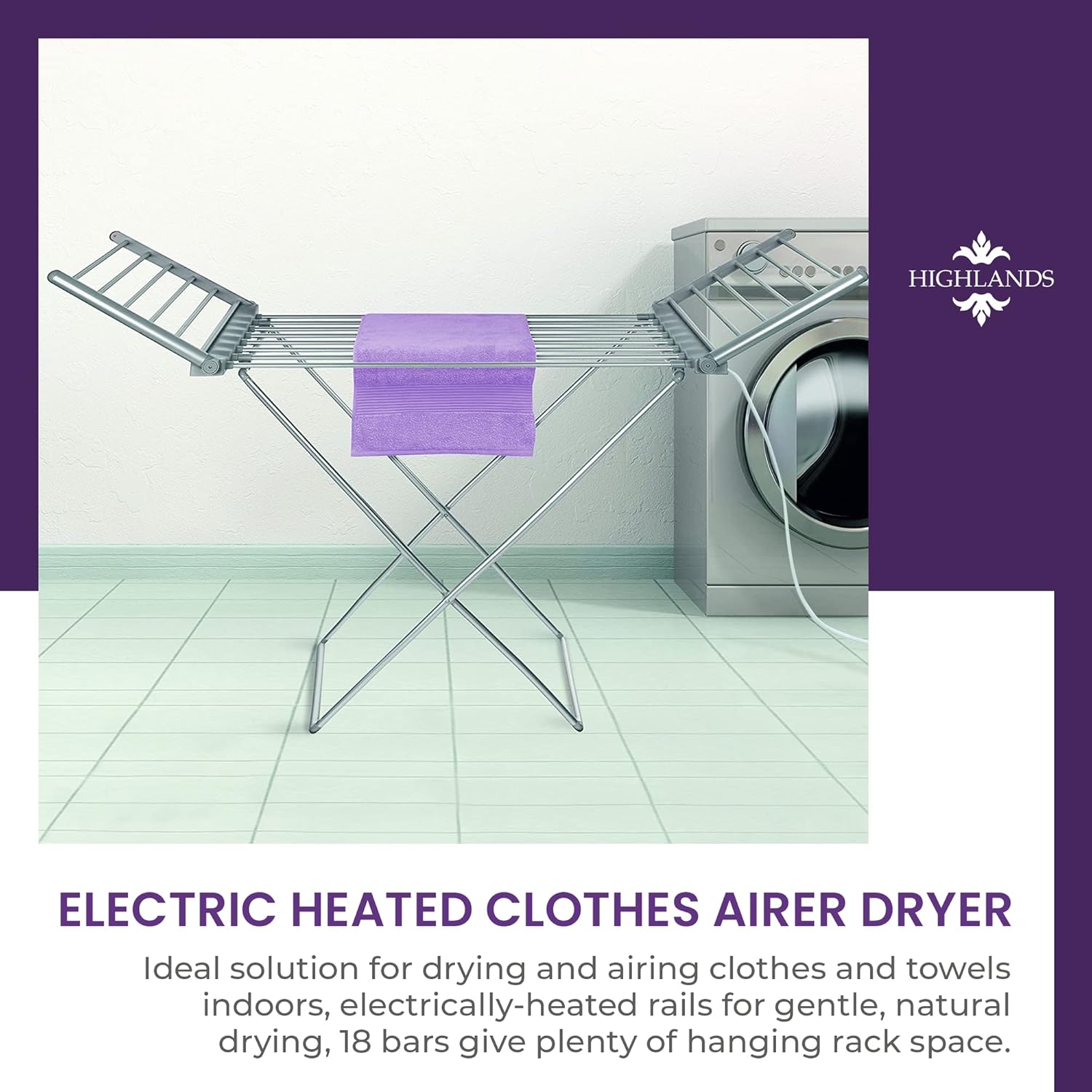 Highland Electrical Heated – Indoor Clothes Dryer