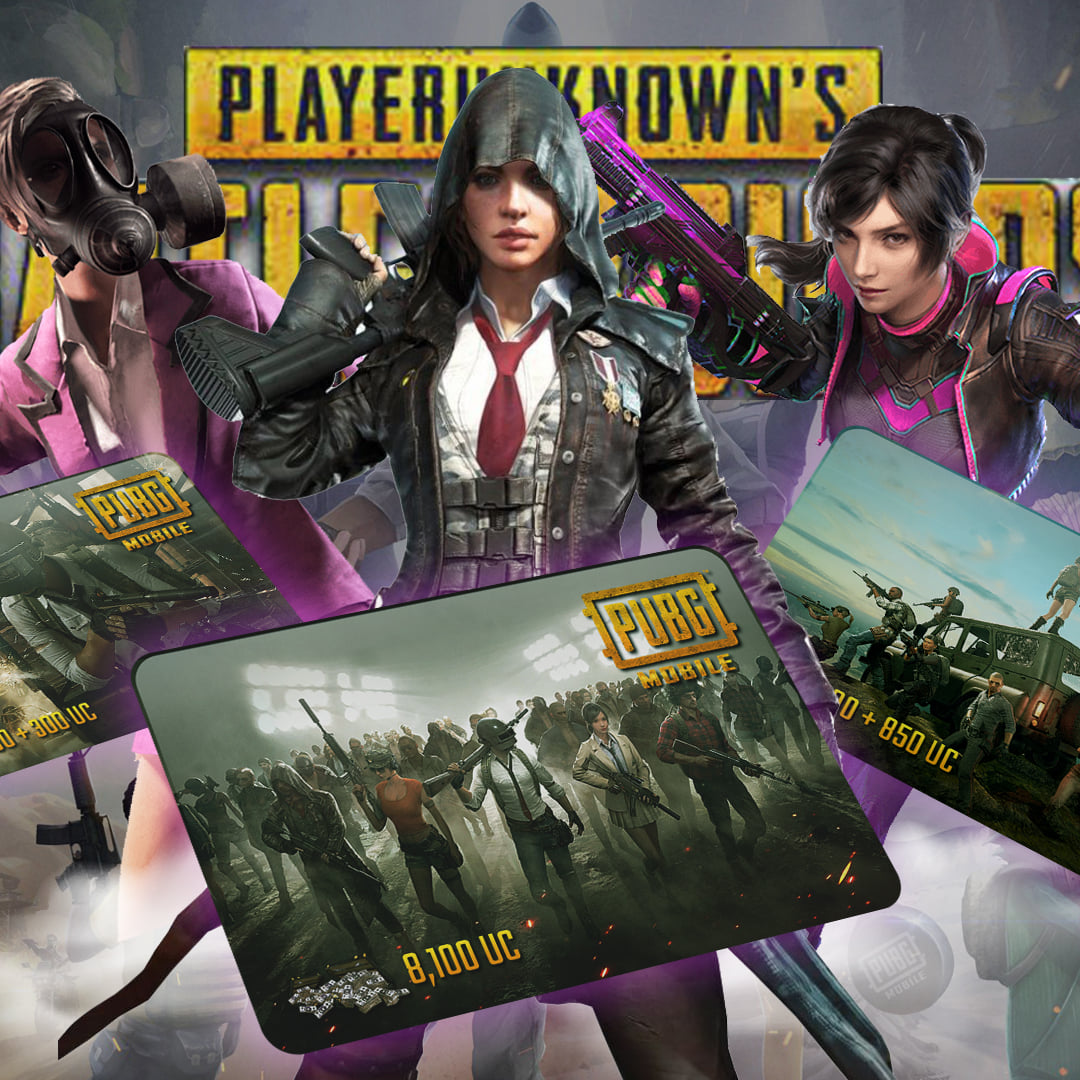 Buy PUBG UC cards from iPLAYin