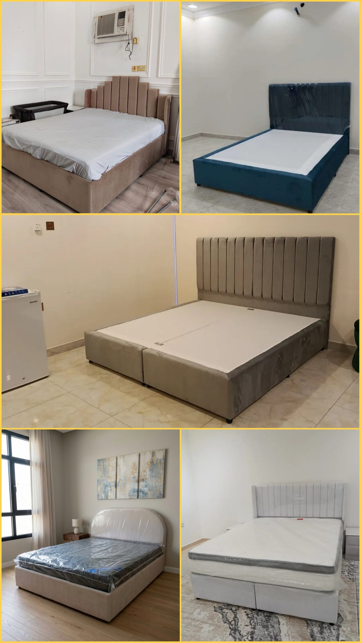 Queen size Devan box bed and spring mattress