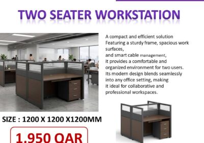 Two-Seater-Workstation
