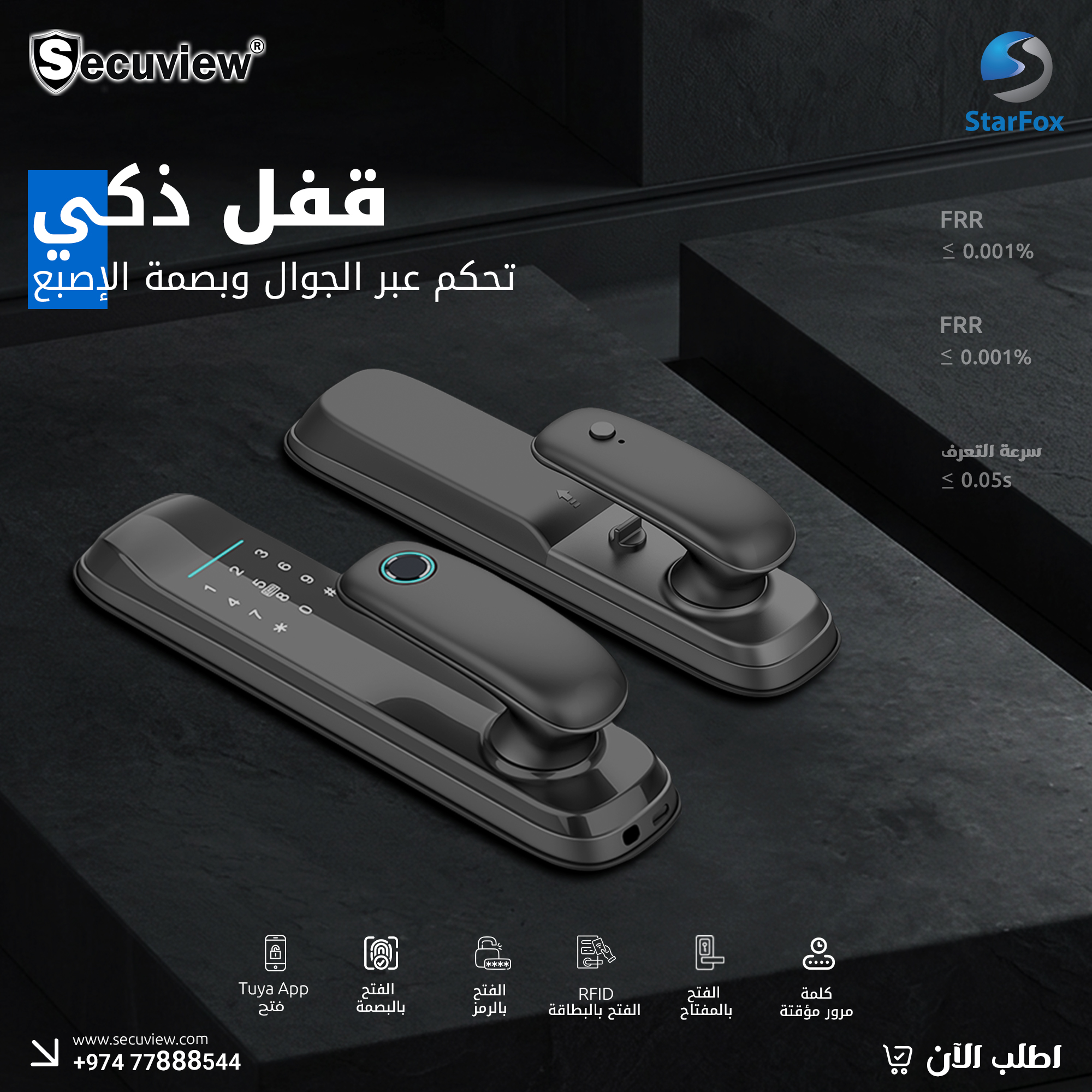 Secuview Mobile Control Fingerprint Smart Lock