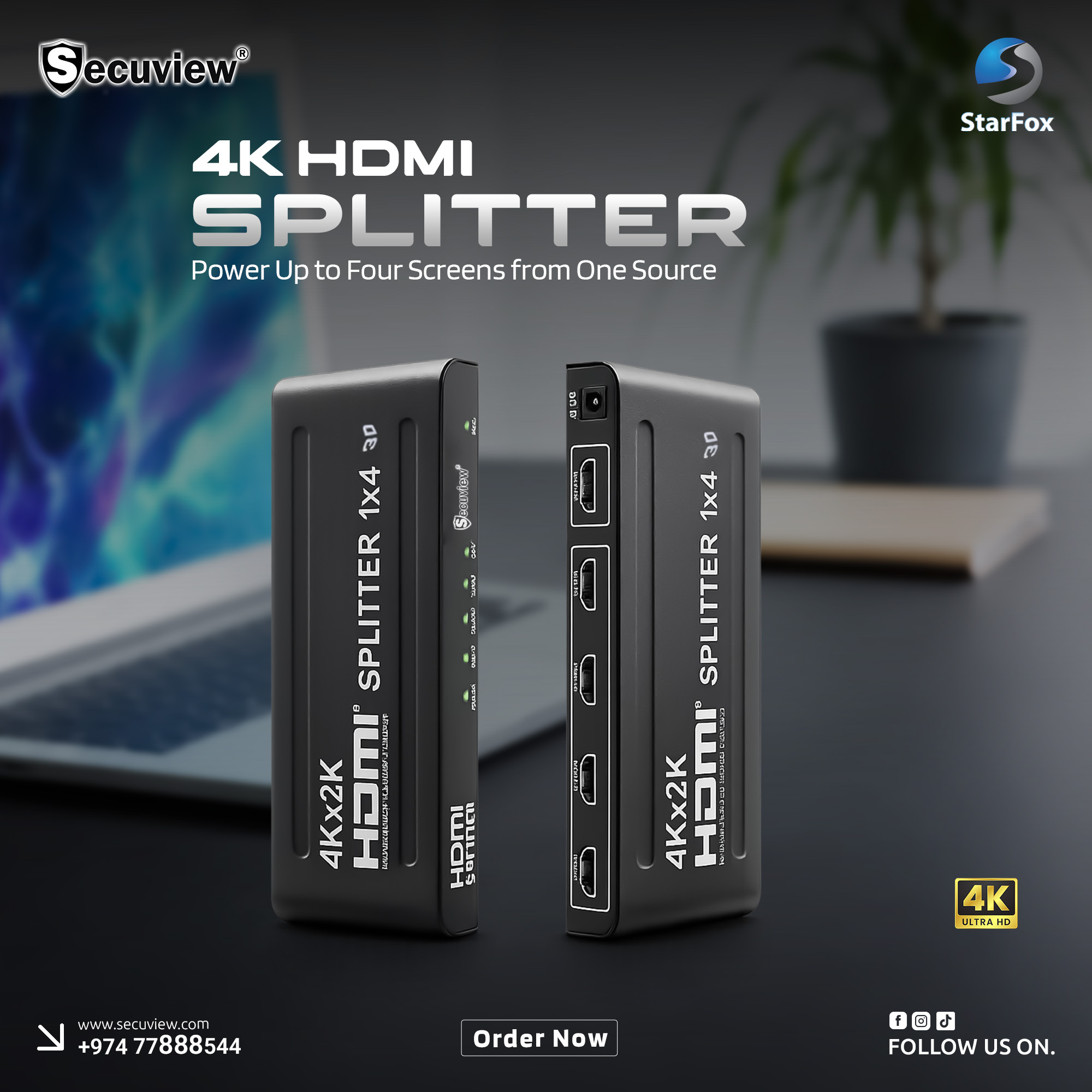 Secuview 4K HDMI Splitter