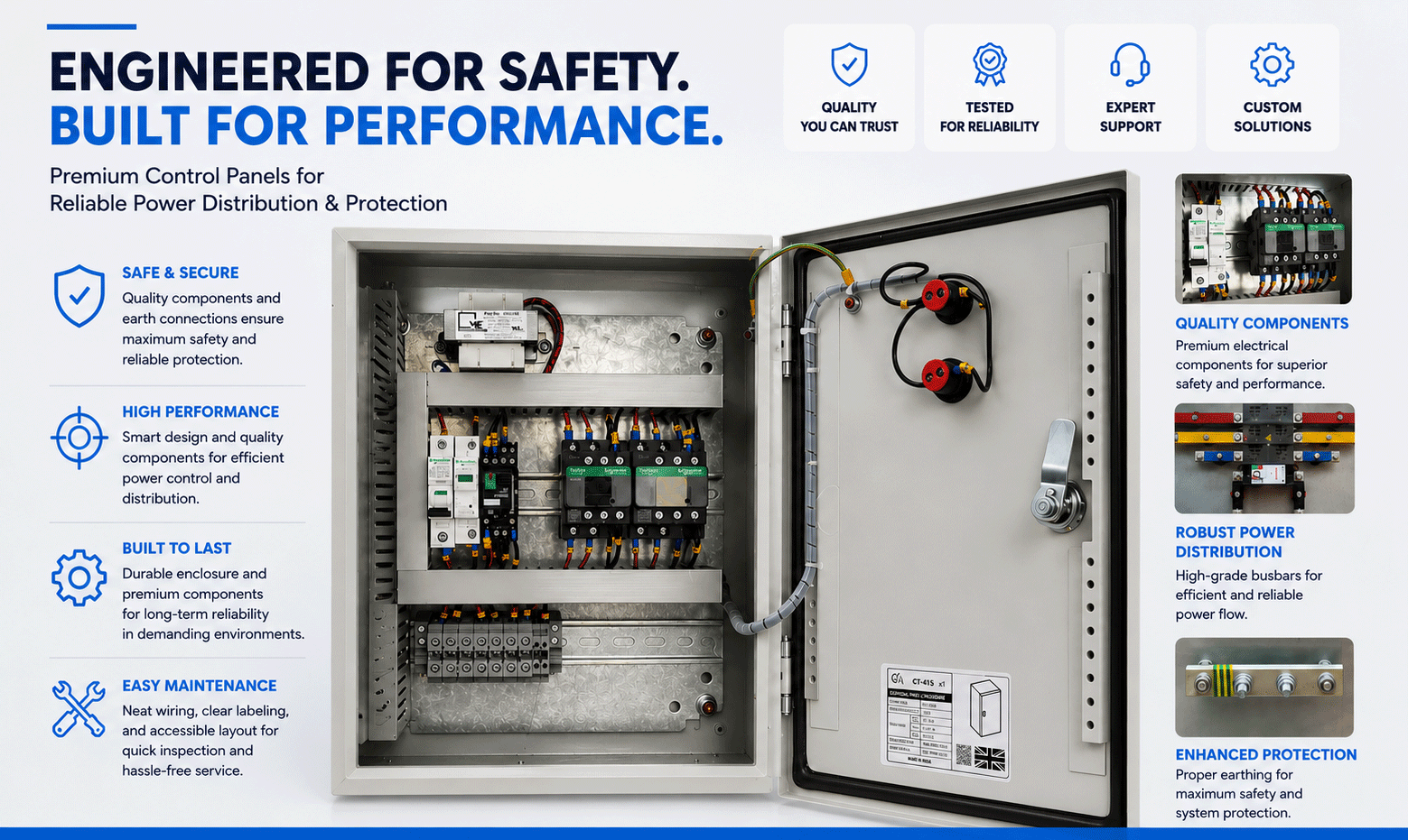 Electrical Control Panels and Power Distribution