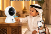 A single touch. A world of comfort with 2K Camera