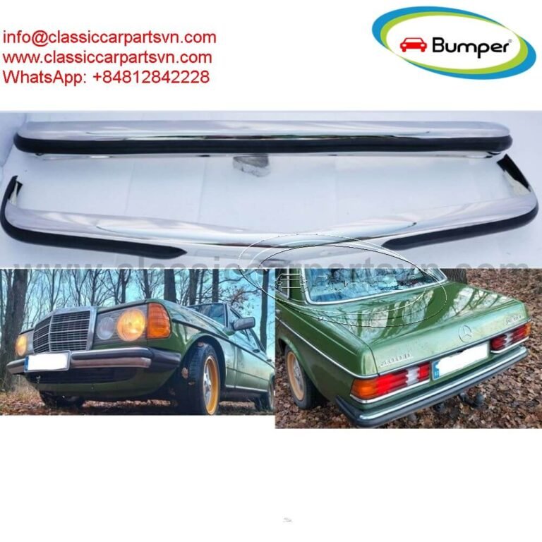 Mercedes W123 Sedan Saloon 4-Door Bumpers