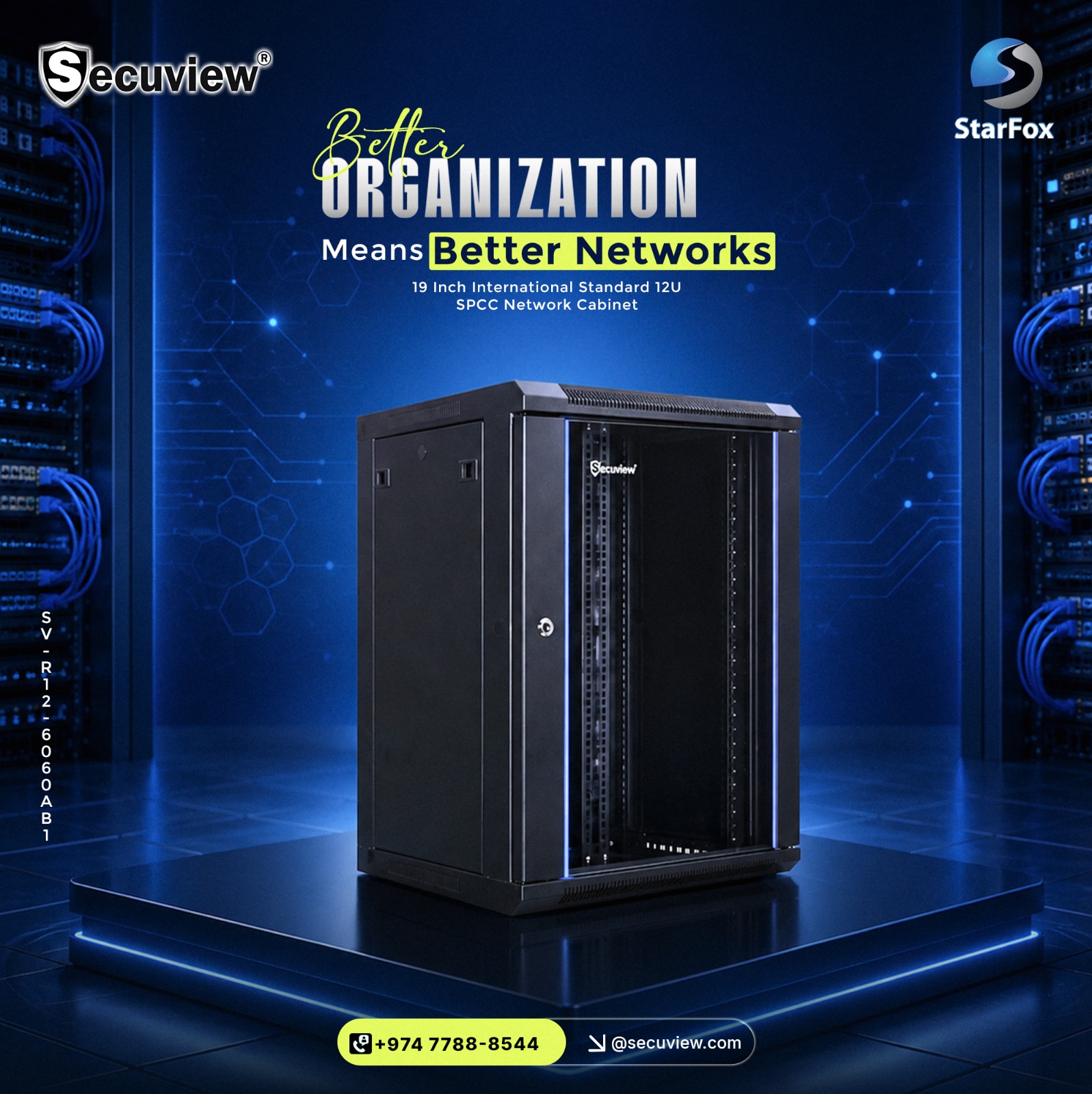 Secuview 19 Inch International Standard 12U