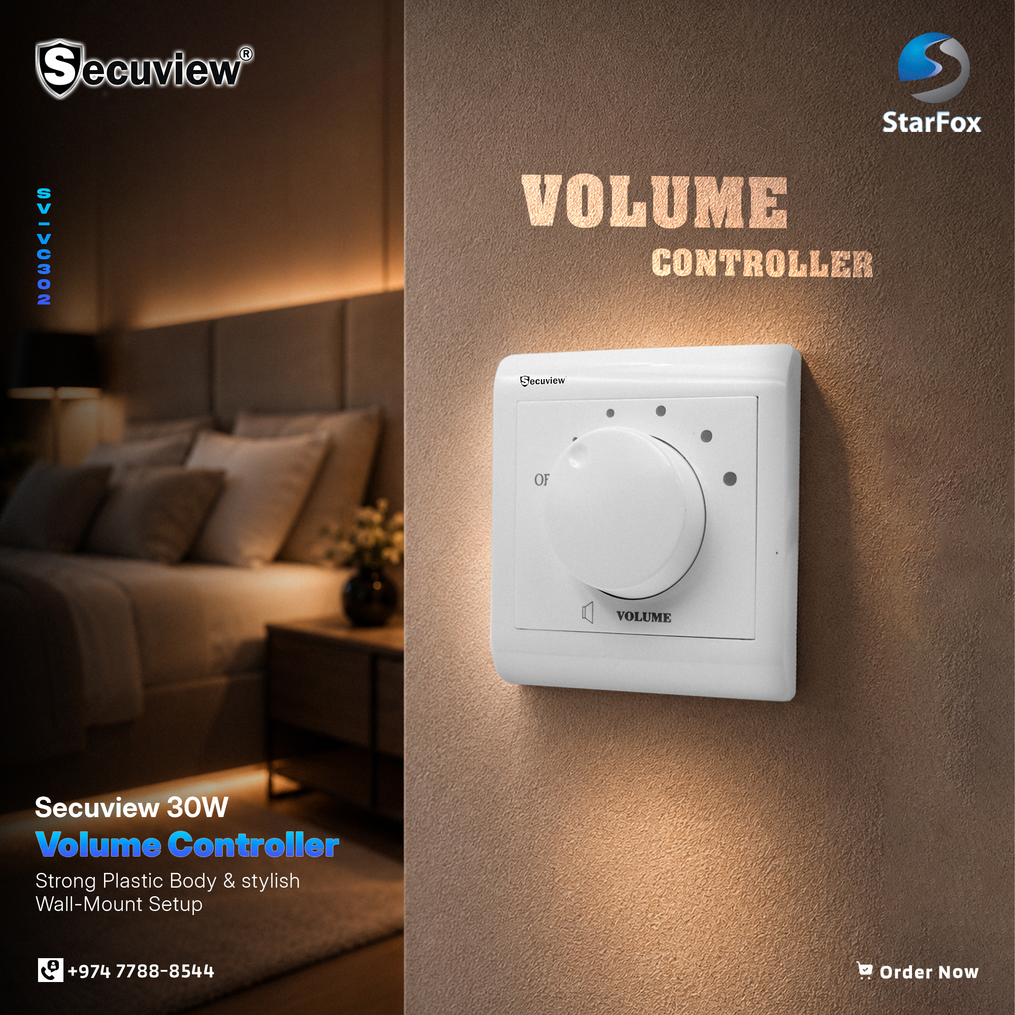 Secuview 30W Volume Controller